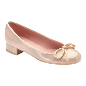 50400 - Blush Patent Leather Heel for Teen/Women by Pretty Ballerinas
