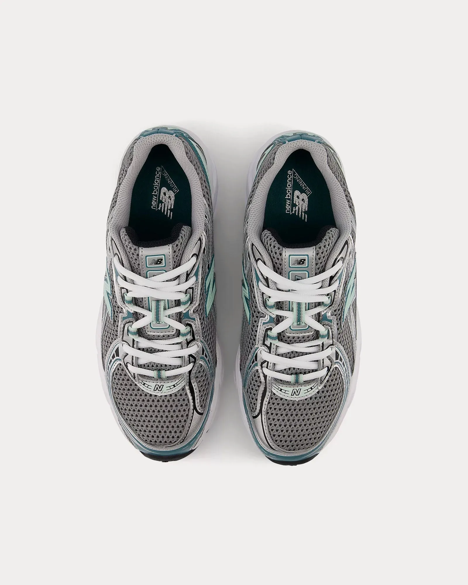 740 Silver Metallic / New Spruce / Clay Ash Low Top Sneakers