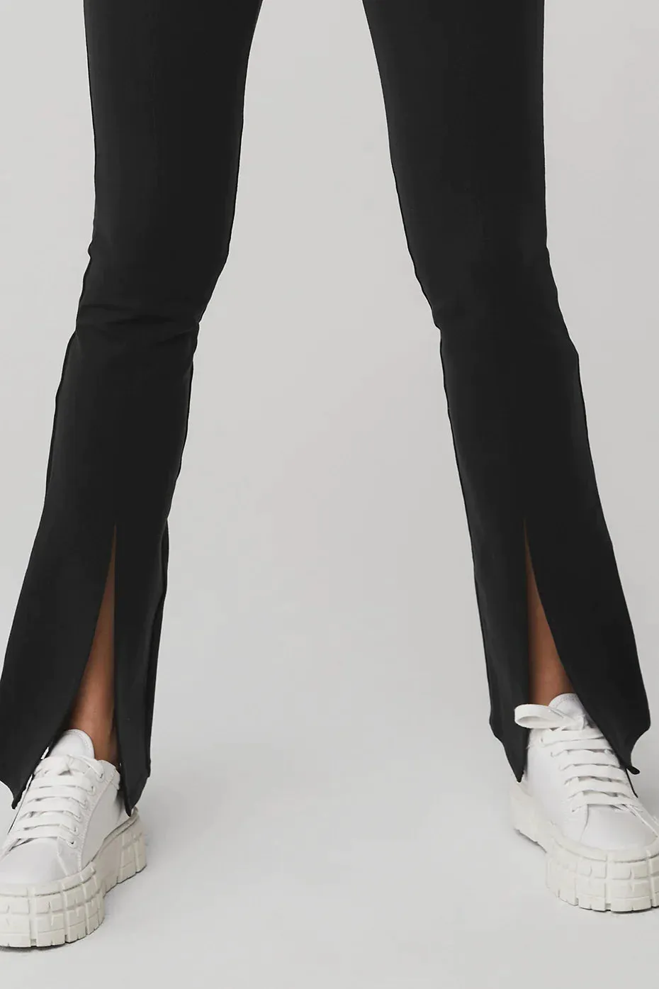 Airbrush High-waist Flutter Legging In Expresso