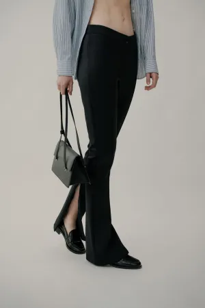 Airbrush High-waist Flutter Legging In Expresso