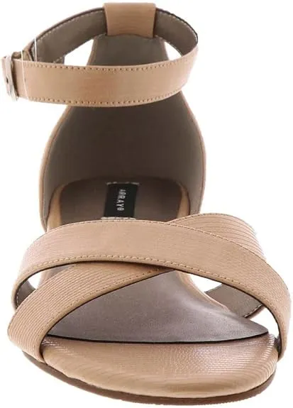ARRAY Masseys Brooklyn Brown Tan Fashion Ankle Strap Open Toe Low Heel Sandals 12