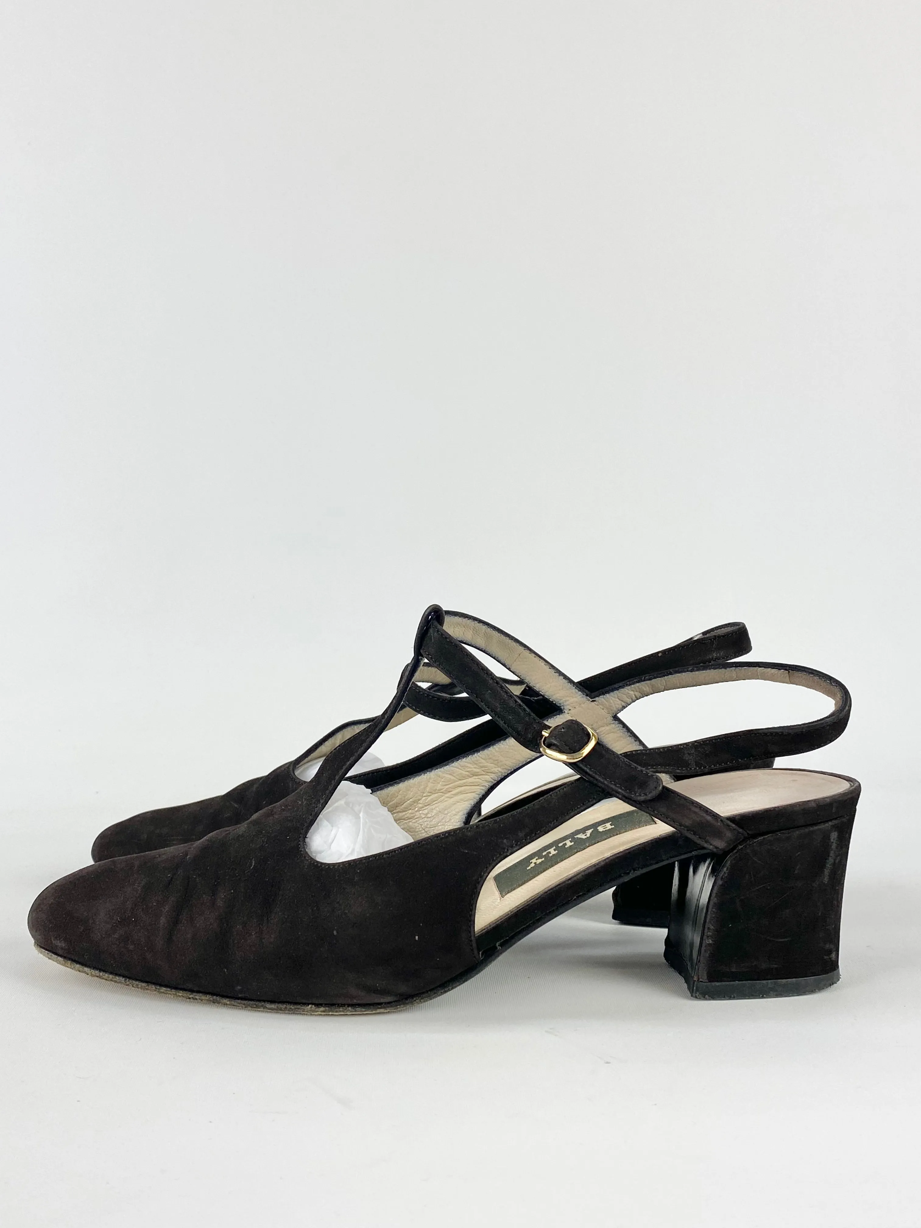 Bally Black Strappy Heels - EU36
