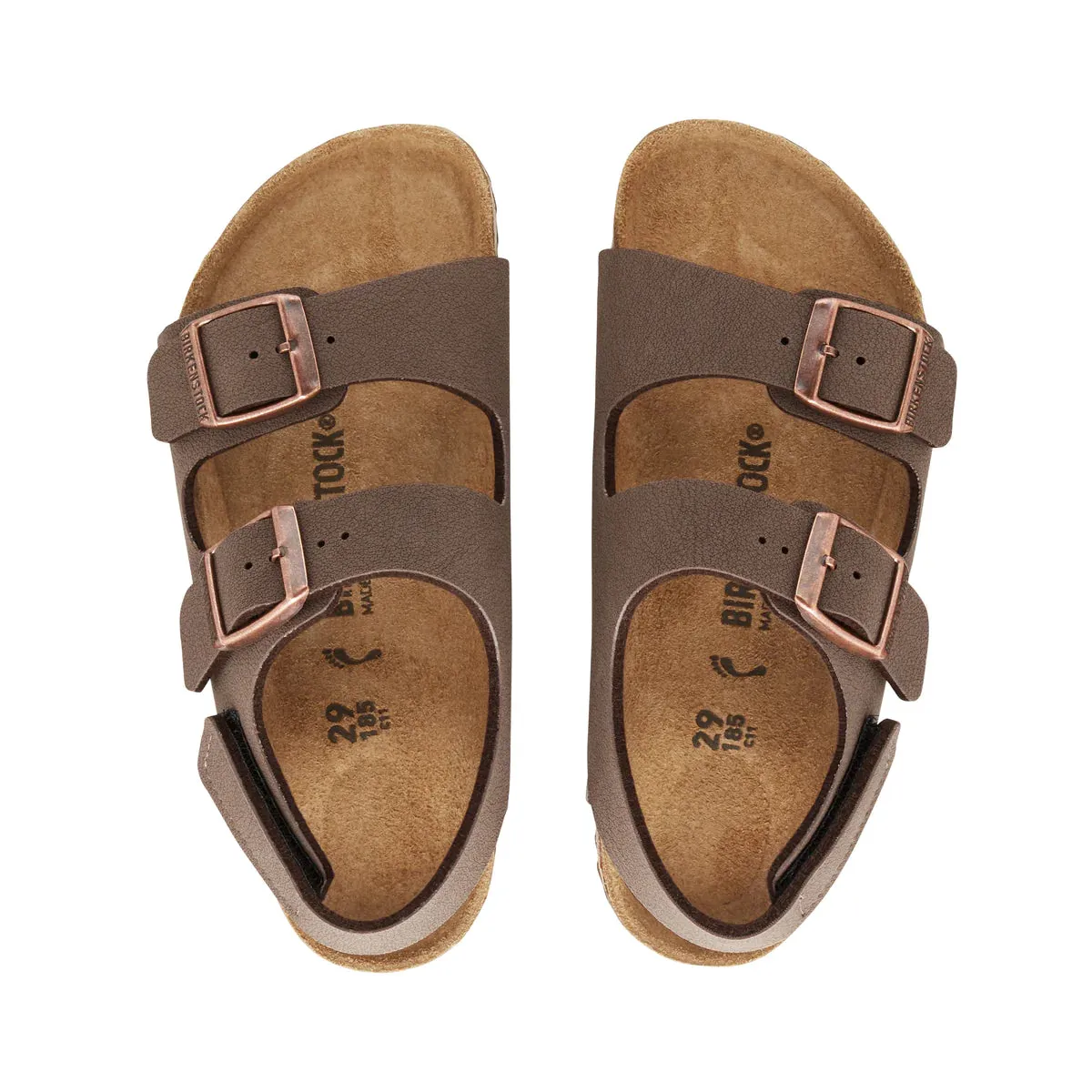 Birkenstock Milano Kids Mocca Birkibuc - Narrow
