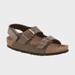 Birkenstock Milano Kids Mocca Birkibuc - Narrow