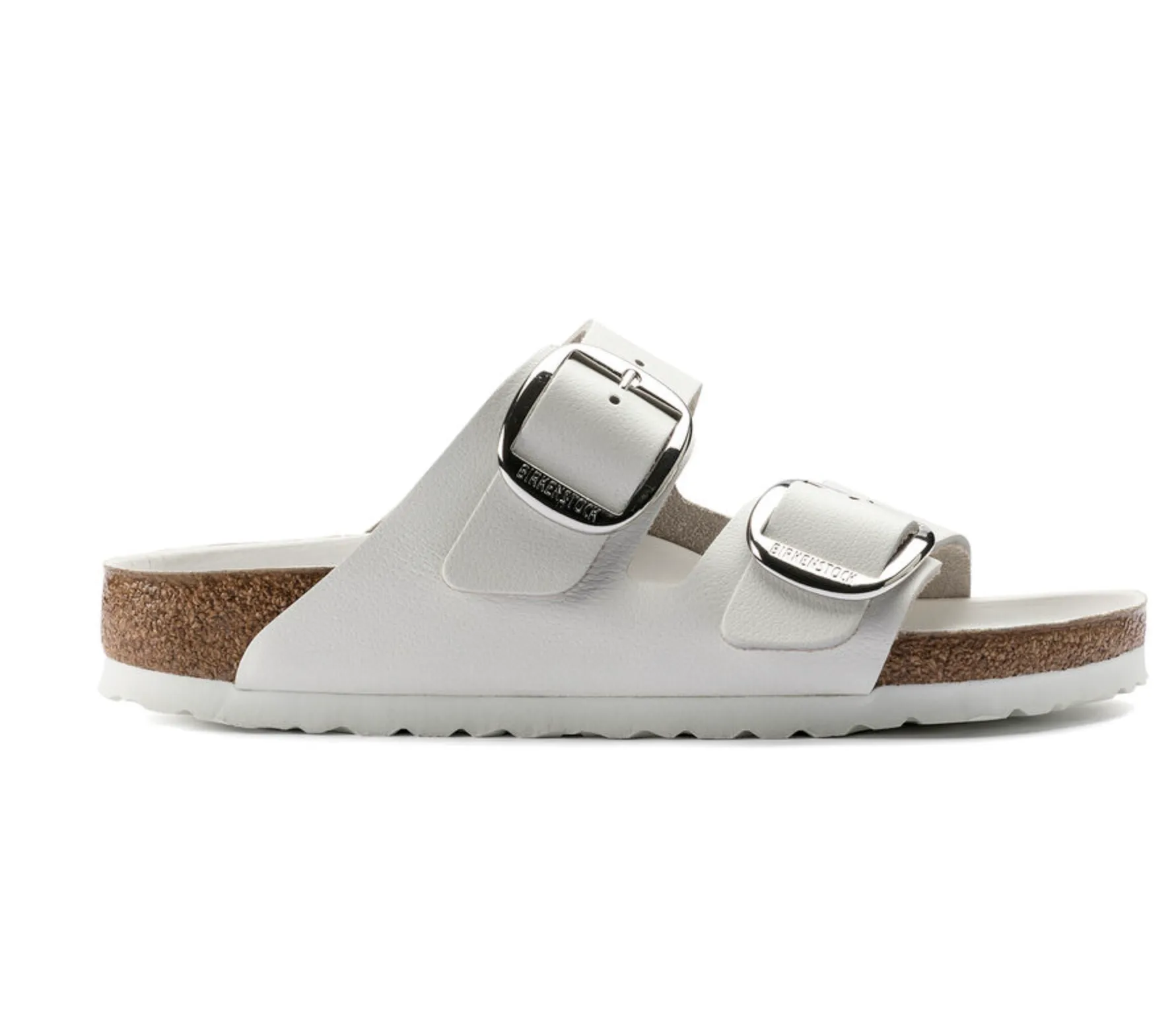 Birkenstocks Arizona Big Buckle - Leather (White)