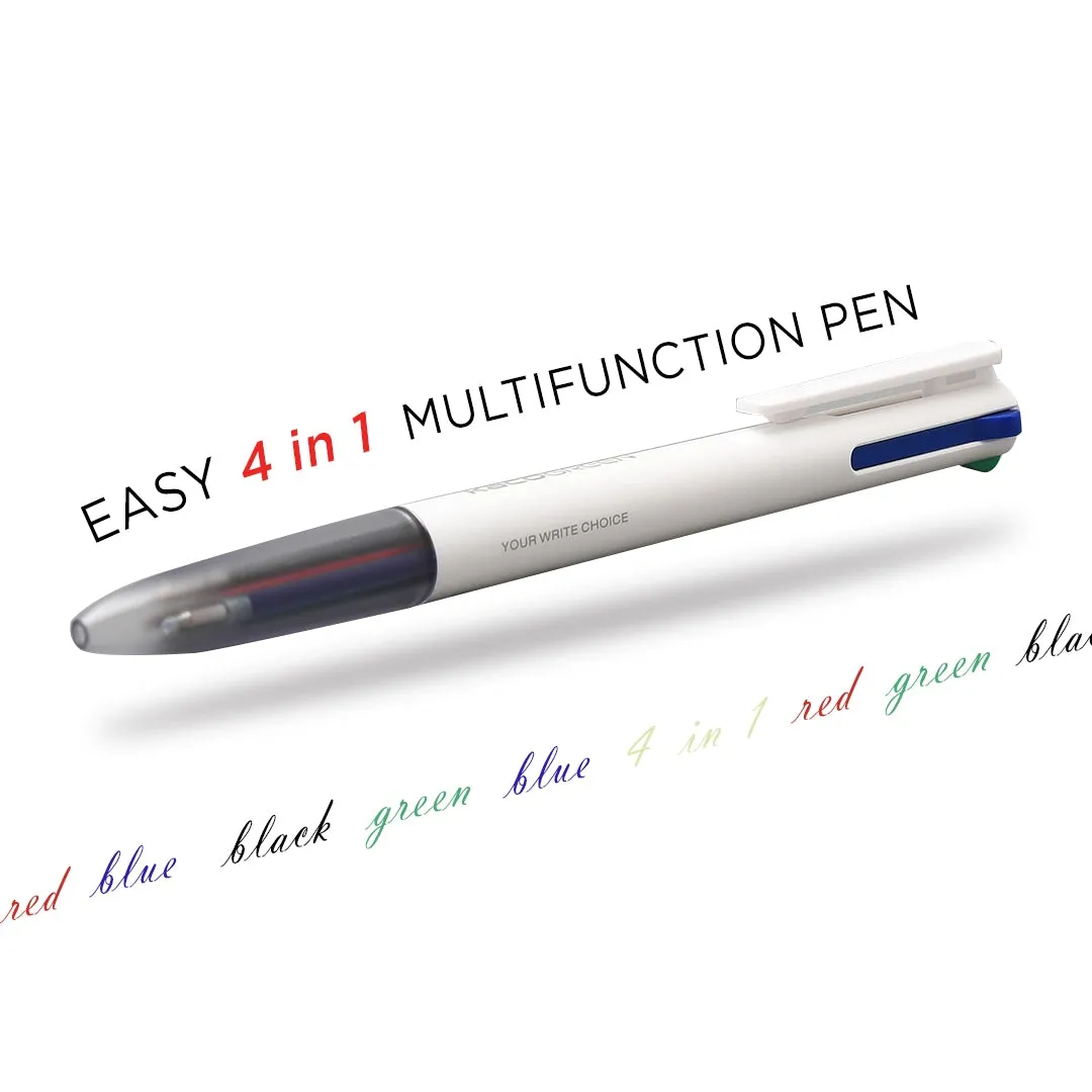 Easy 4 in 1 Gel Ink Pen 0.5mm