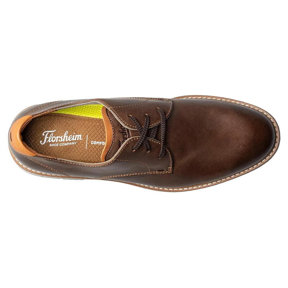 Florsheim Vibe Plain Toe Oxford Men’s Brown Casual Shoes