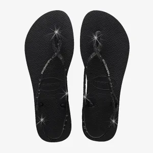 HAVAIANAS LUNA SPARKLE - BLACK