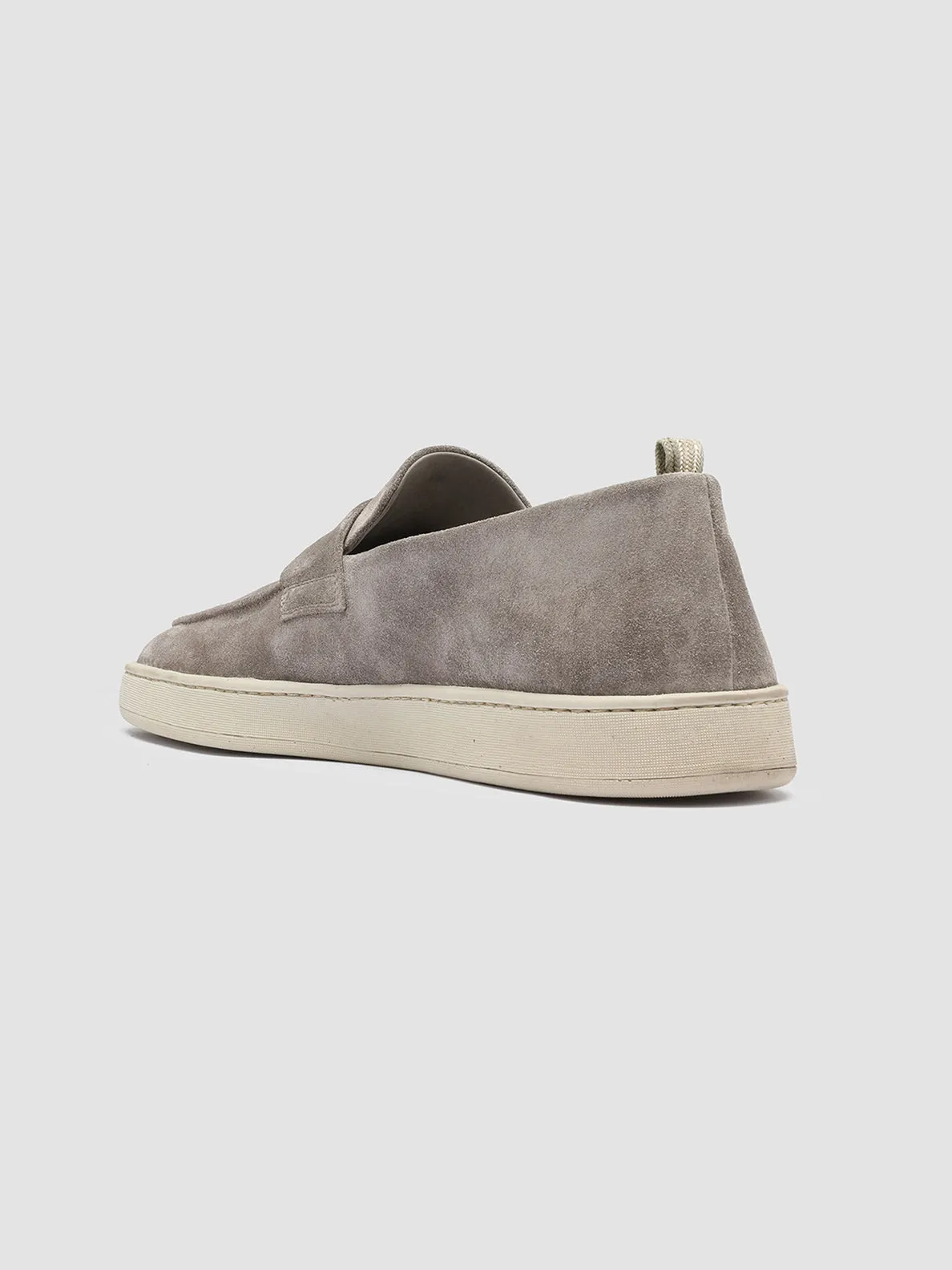 HERBIE 001 - Grey Suede Penny Loafers