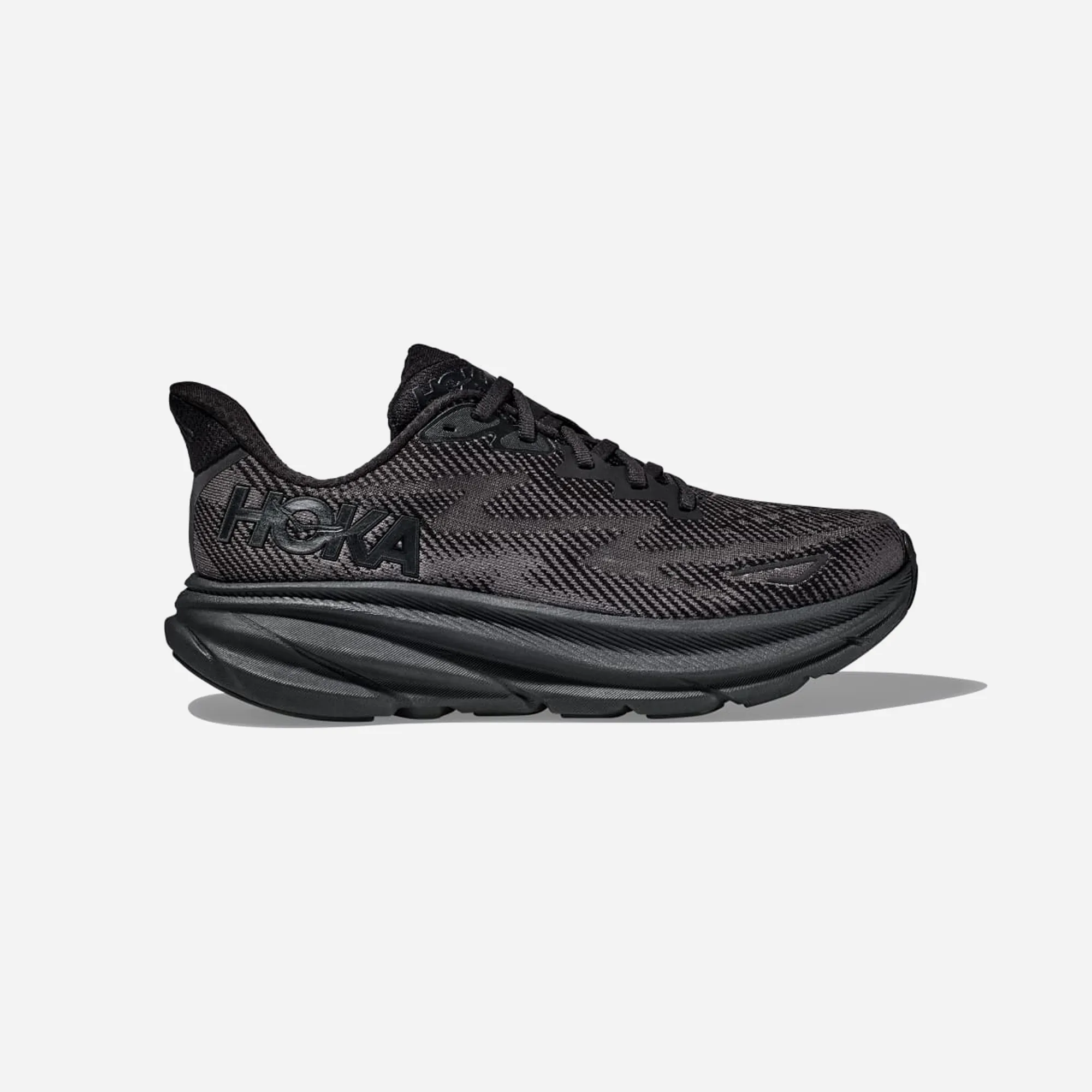 Hoka Clifton 9 black black WMNS