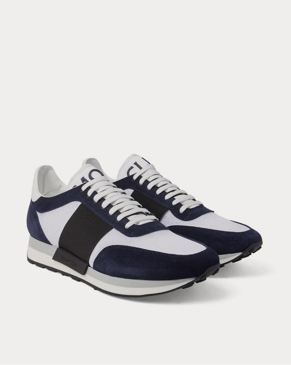 Horace Suede and Mesh  Navy low top sneakers