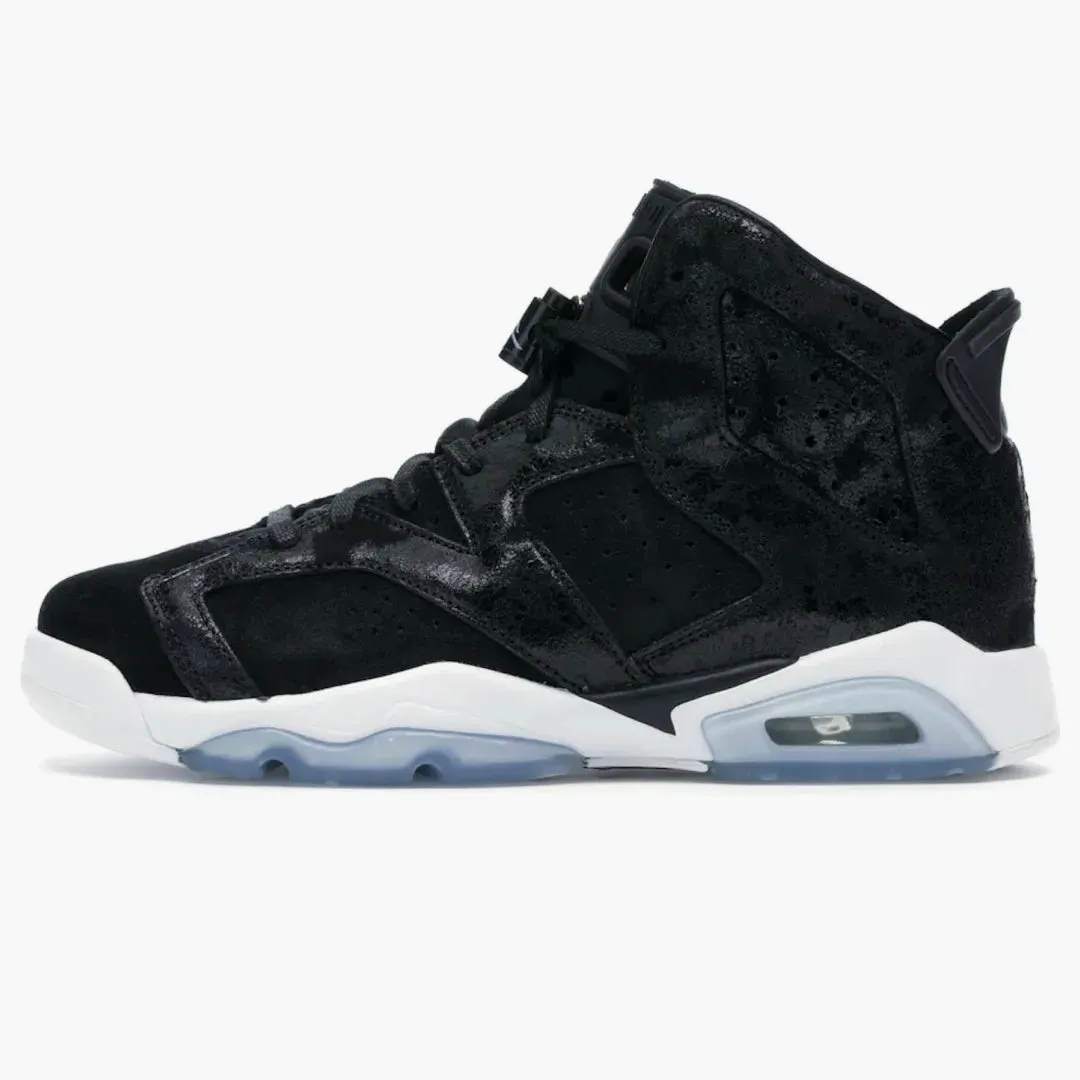 Jordan 6 Retro Heiress Black Suede (gs)