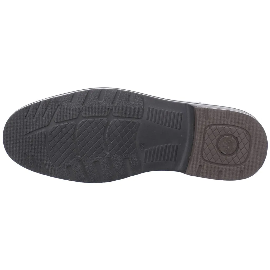 Josef Seibel Alastair 03 Mens Black Leather Wide Fit Slip On Dress Shoes