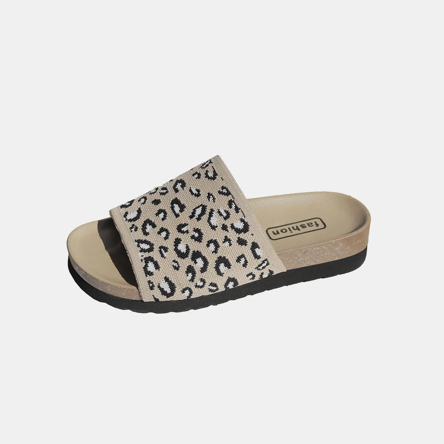 Leopard Print Open Toe Sandals (3 Colors)