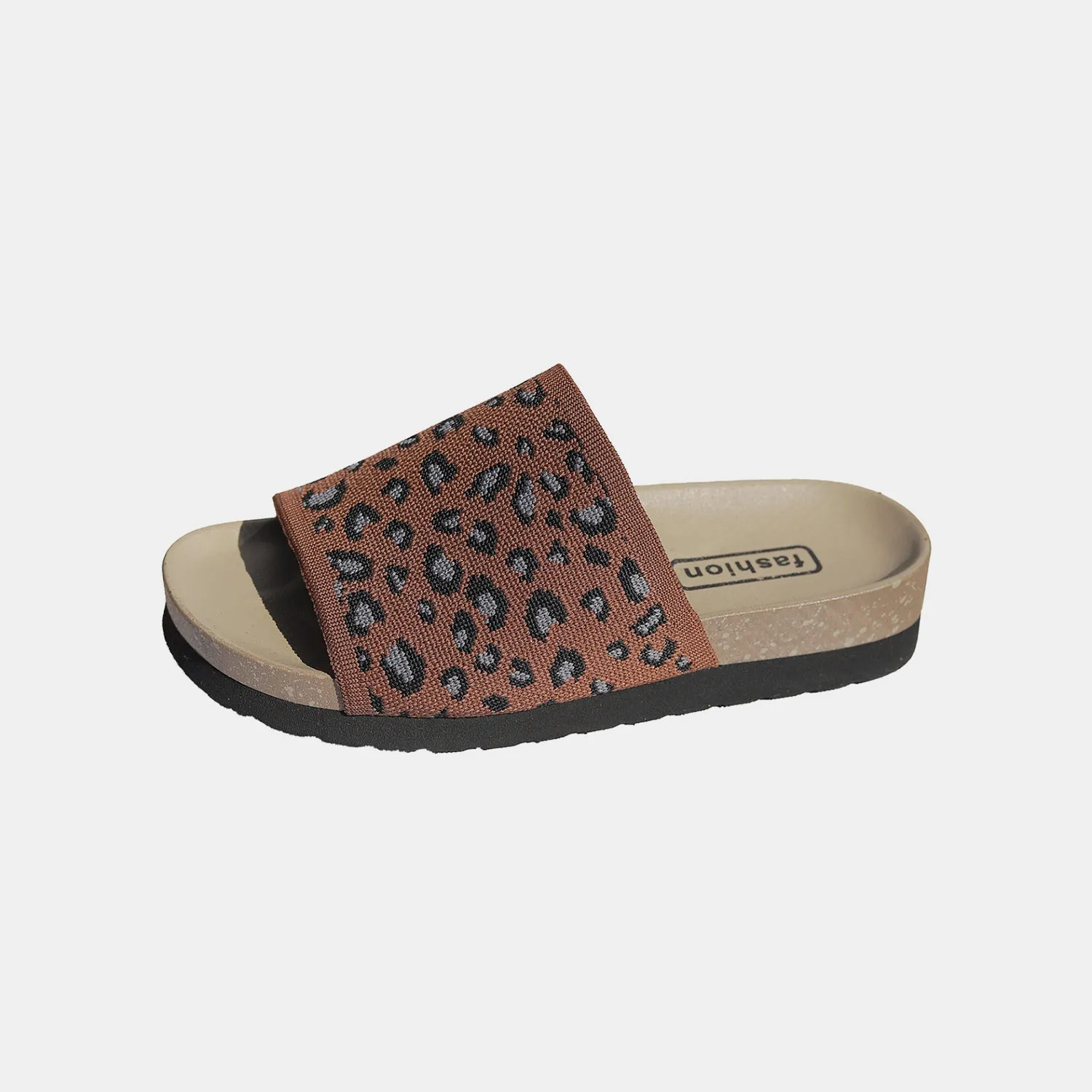 Leopard Print Open Toe Sandals (3 Colors)