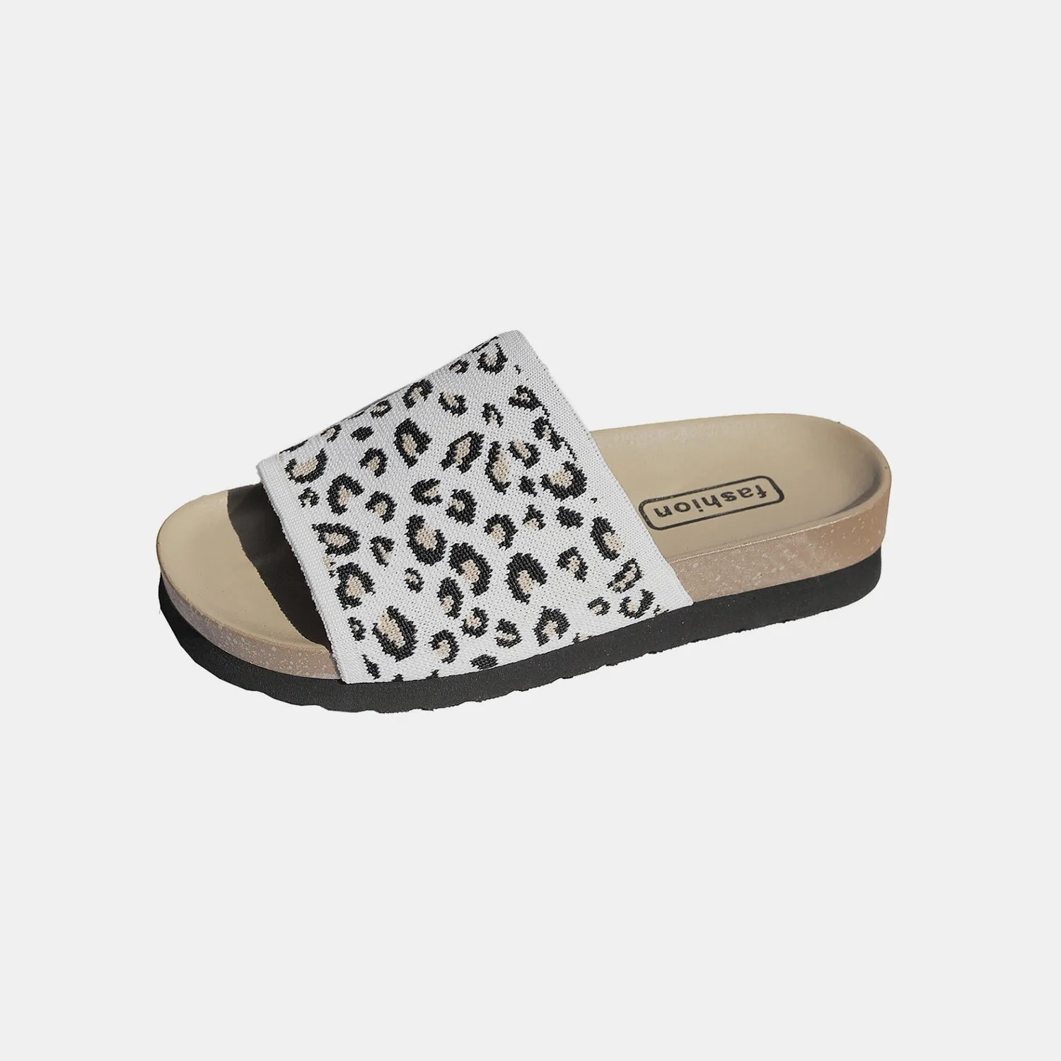 Leopard Print Open Toe Sandals (3 Colors)