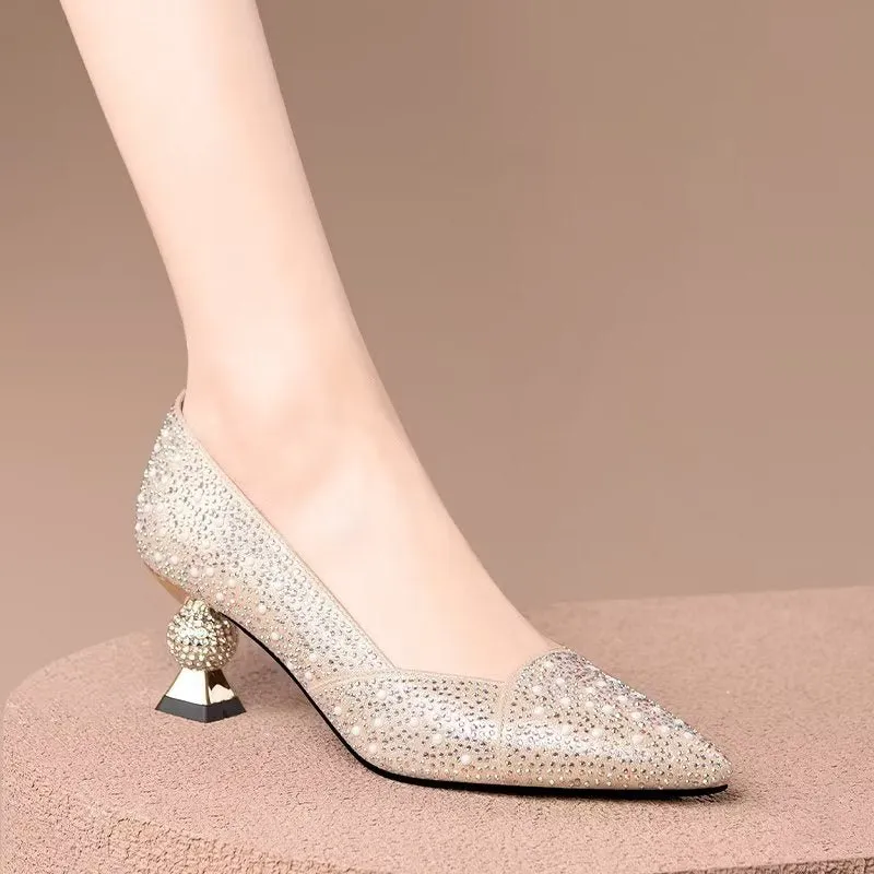 Luxalon Snakara Slip Heels
