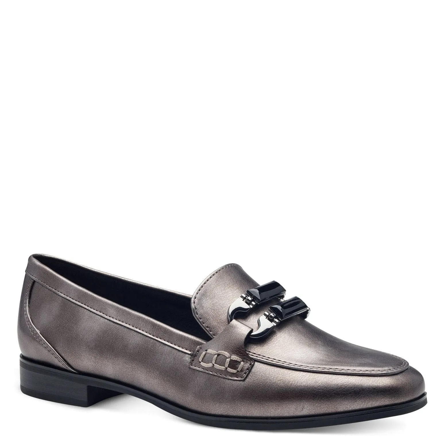 Marco Tozzi Womens Silver Loafer  2-24237-43