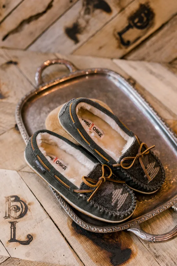 Minnetonka Tilia Moccasins [Grey] ✙ON SALE NOW✙