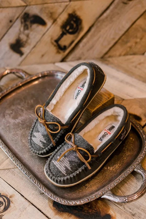 Minnetonka Tilia Moccasins [Grey] ✙ON SALE NOW✙