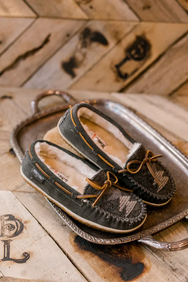 Minnetonka Tilia Moccasins [Grey] ✙ON SALE NOW✙