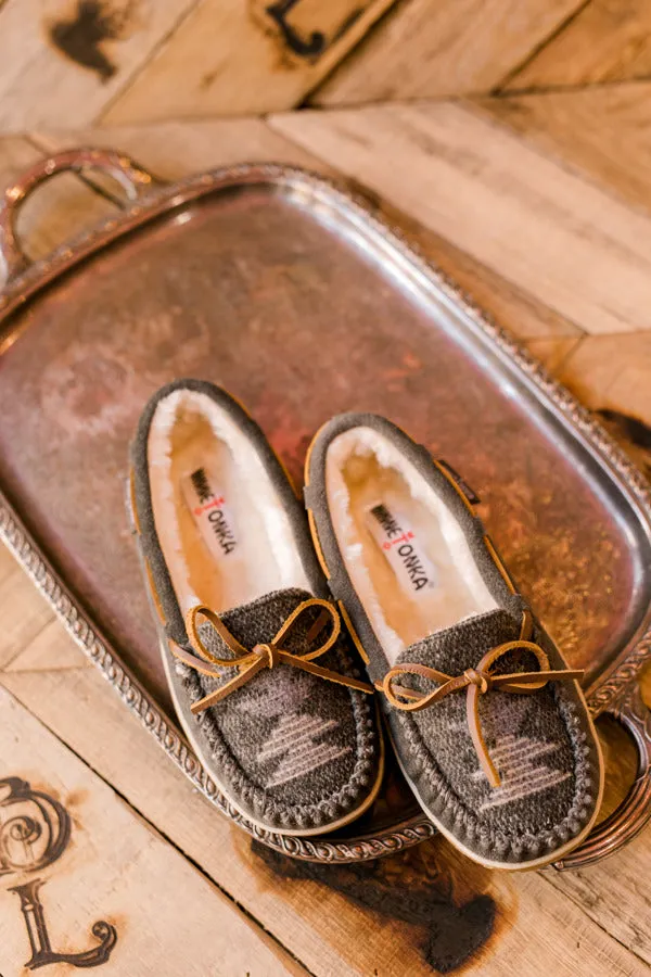 Minnetonka Tilia Moccasins [Grey] ✙ON SALE NOW✙
