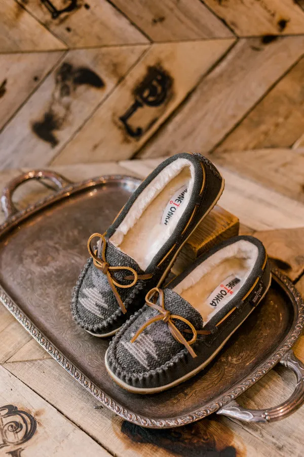 Minnetonka Tilia Moccasins [Grey] ✙ON SALE NOW✙
