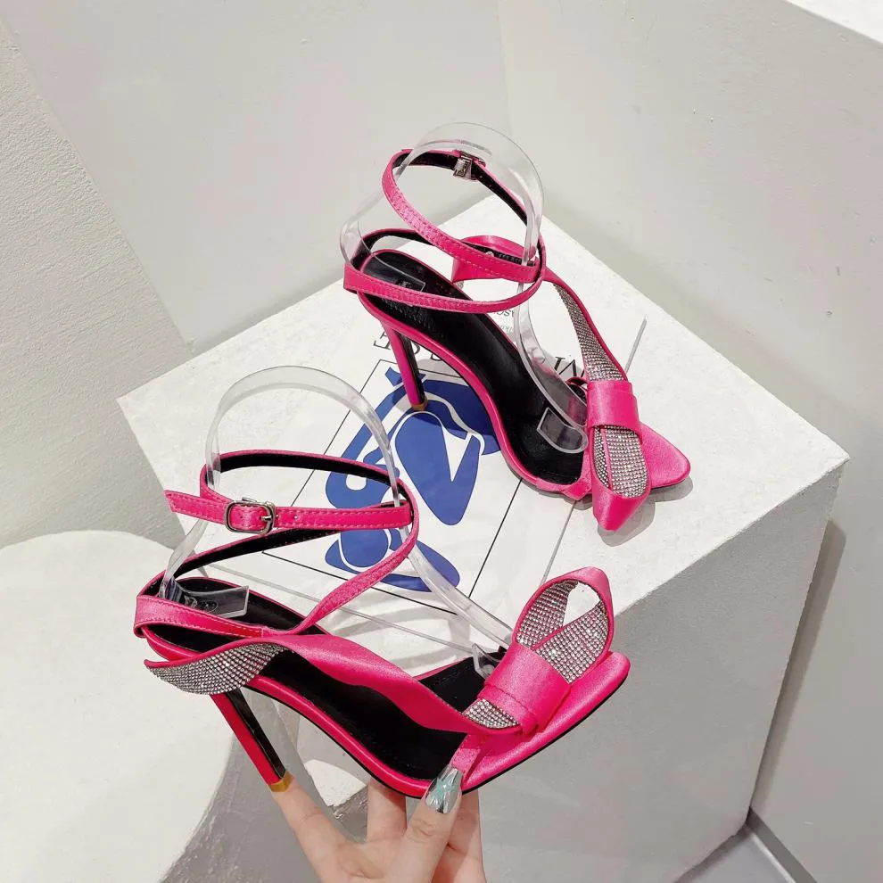 parkling Diamond High Heel Sandals
