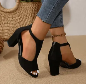 Petite Women’s High Heel Sandals - Summer Plus Size Fish Mouth Design