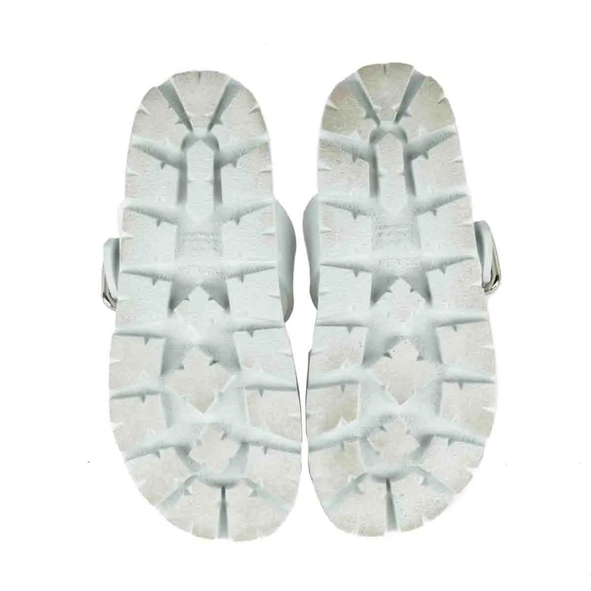 Prada White Rubber Double Strap Slide Sandals Size US 6 | EU 36