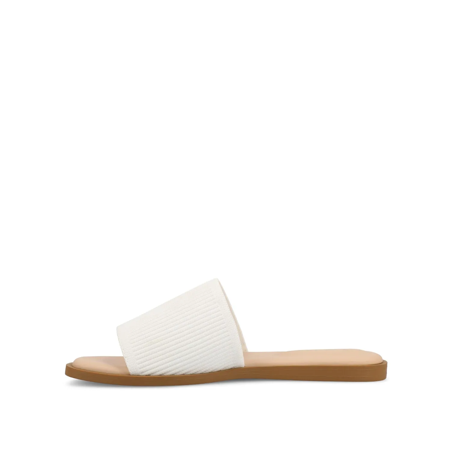PRISILLA SLIDE SANDALS IN STATEMENT