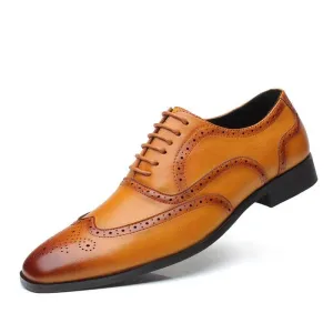 Sapato de Couro Italiano Social Vintage