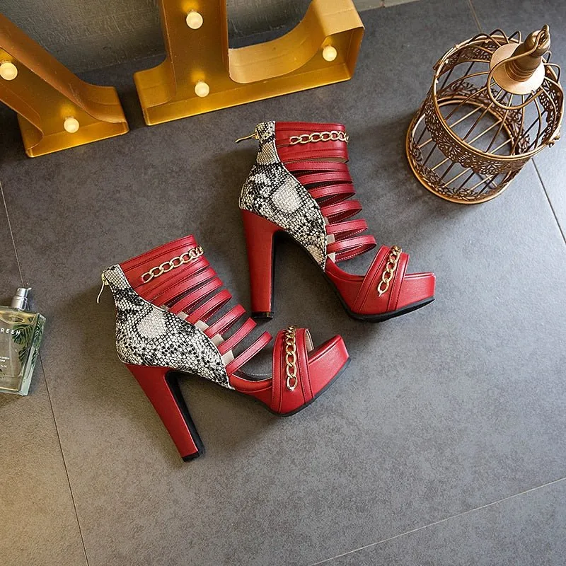 Serpatura Glamour Slip Heels