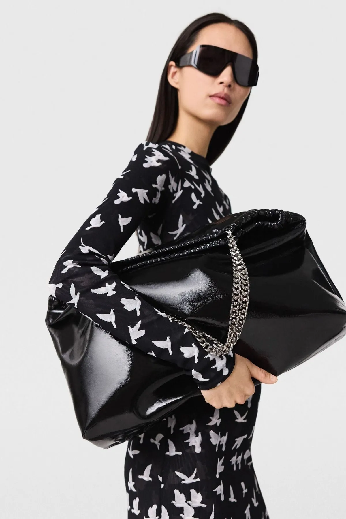 Stella McCartney Mesh Haze Dress - Black