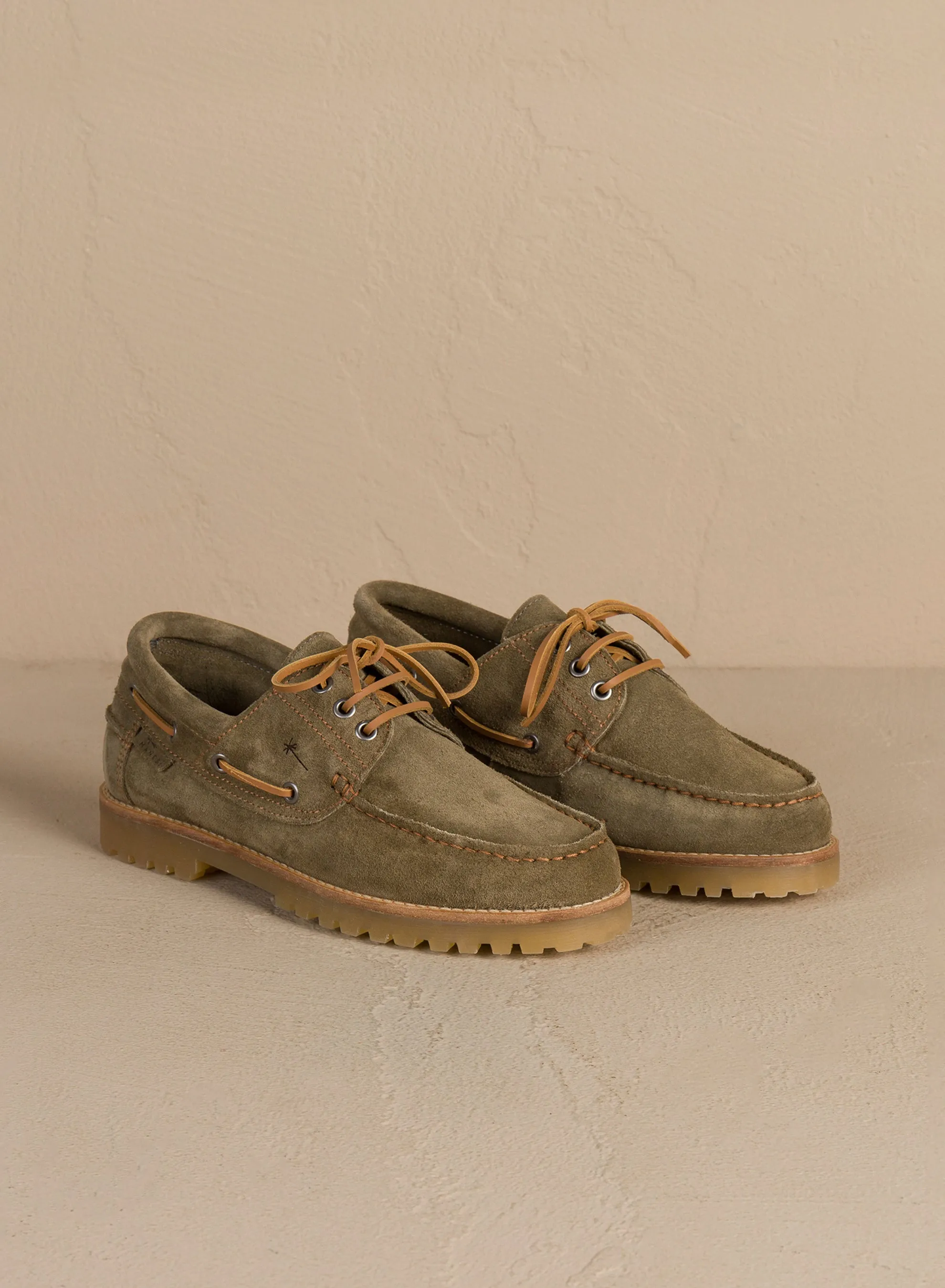 Suede Field Moccassins - R41KV - Hamptons Kaki Green