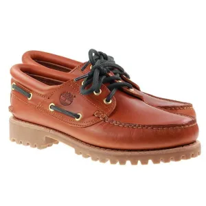 Timberland Boots Mens Authentic 3 Eye Classic Lug Brown Full Grain