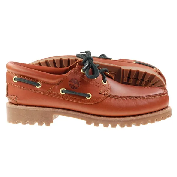 Timberland Boots Mens Authentic 3 Eye Classic Lug Brown Full Grain