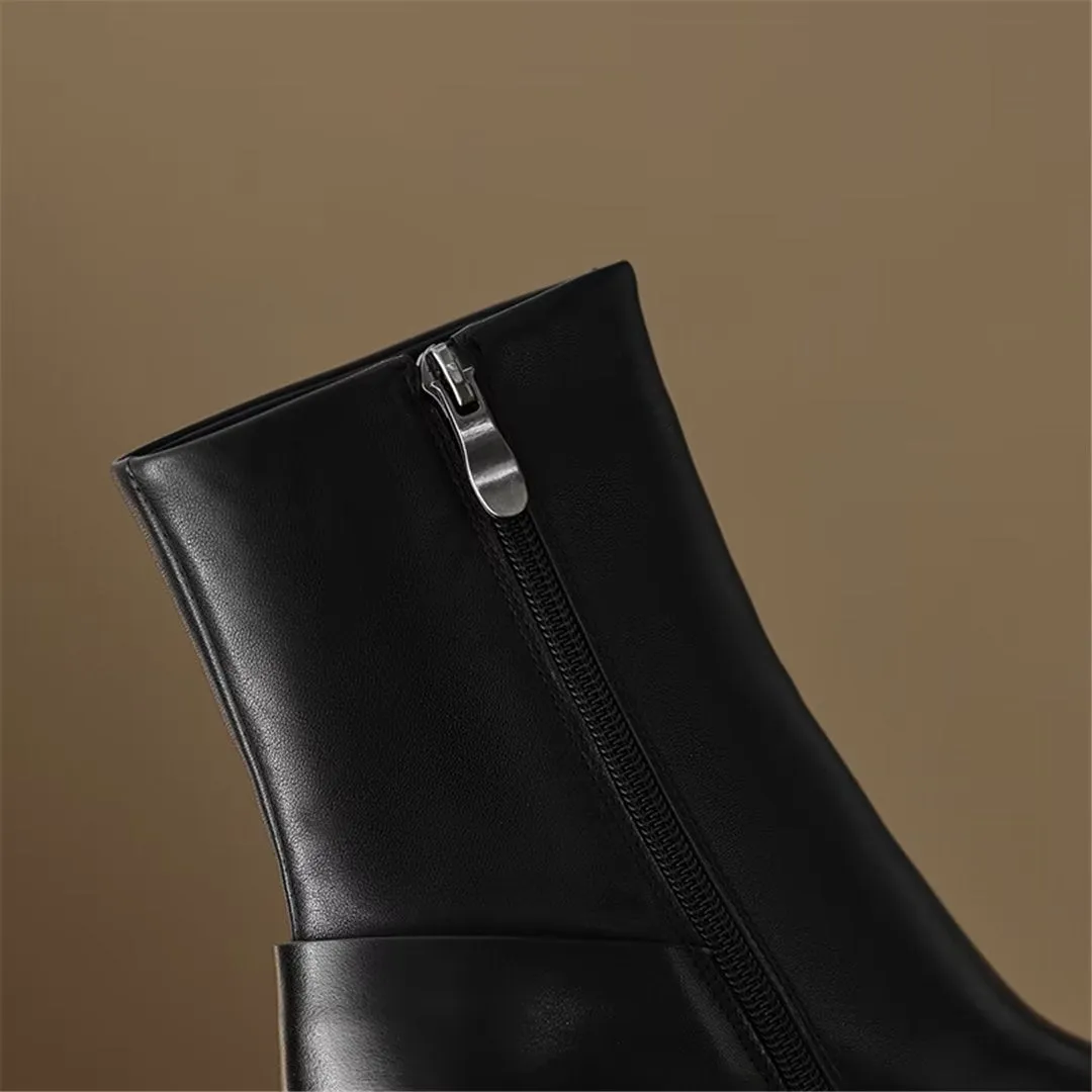 Veltique Slip Ankle Boots