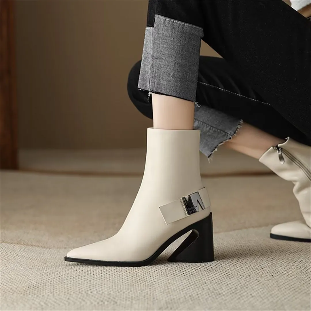 Veltique Slip Ankle Boots
