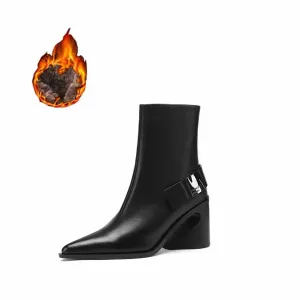 Veltique Slip Ankle Boots
