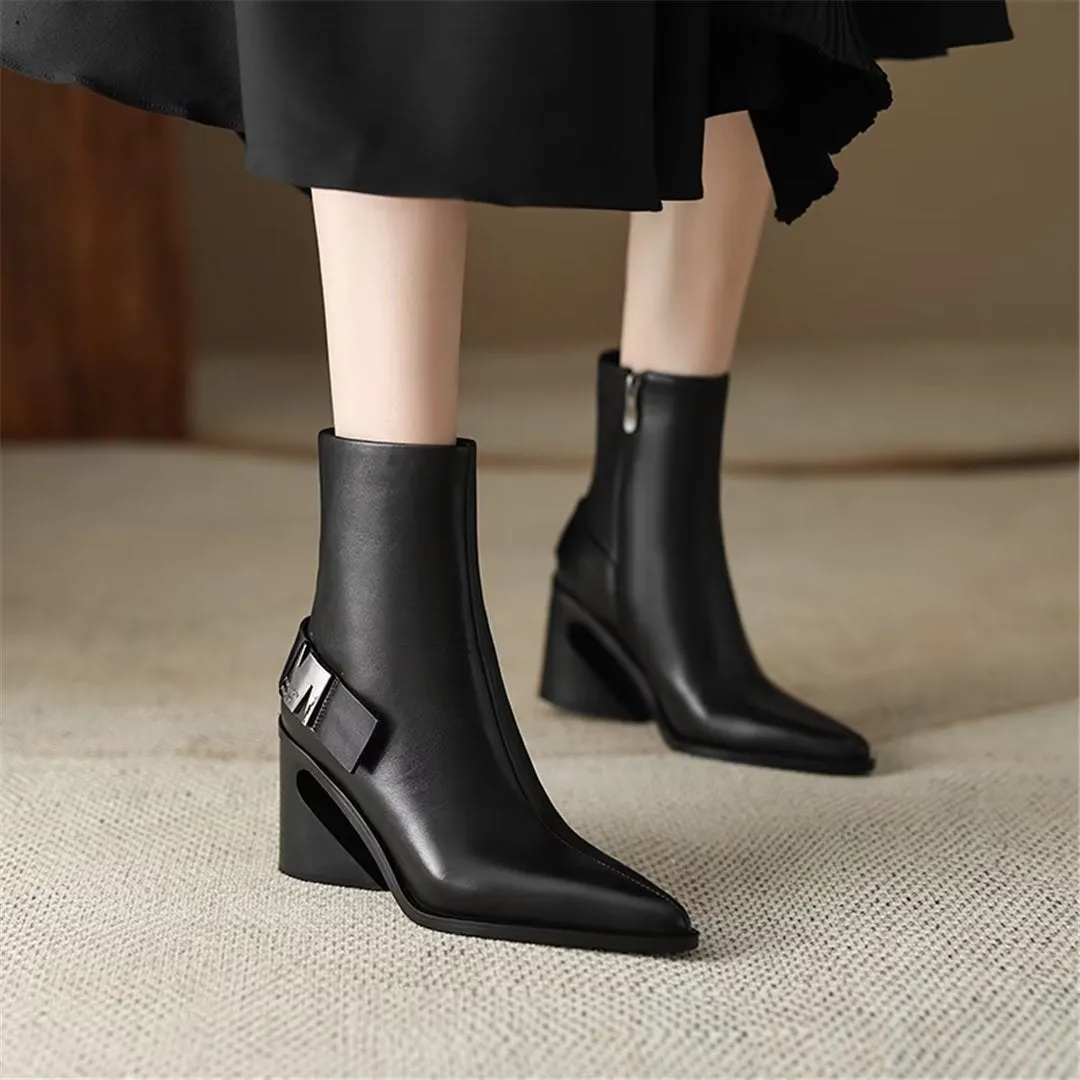 Veltique Slip Ankle Boots