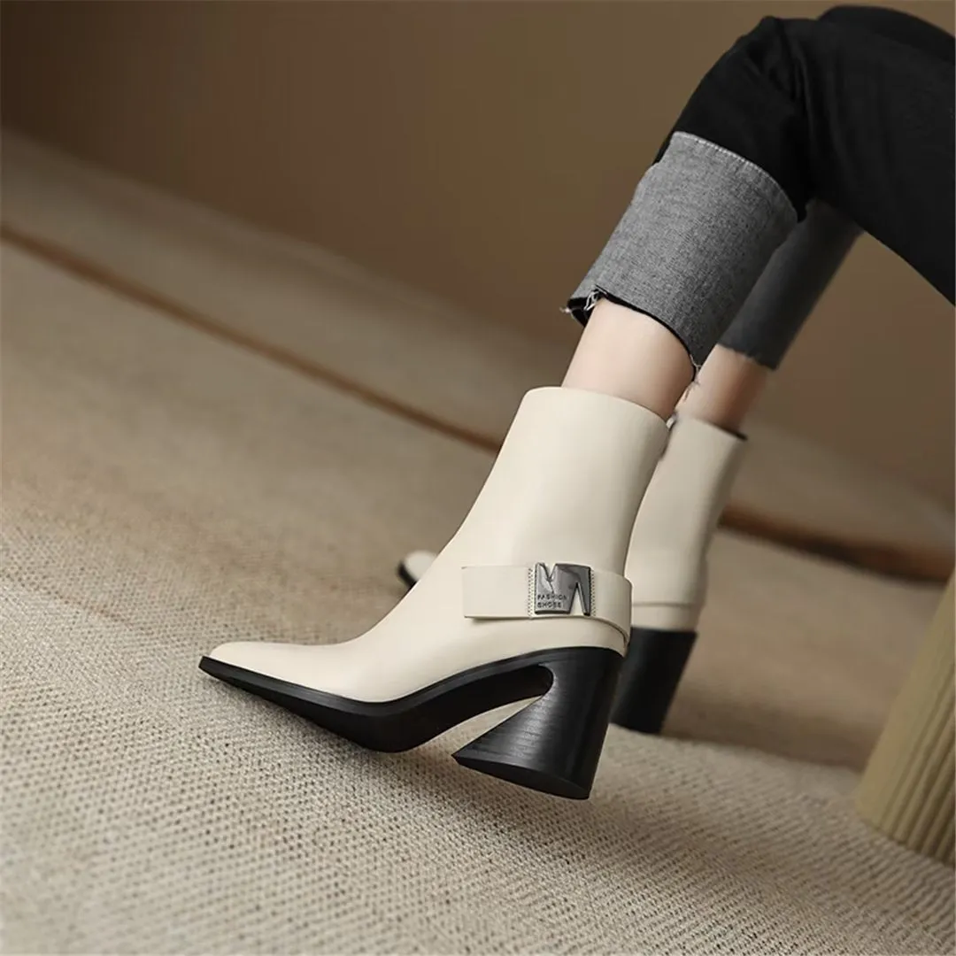 Veltique Slip Ankle Boots