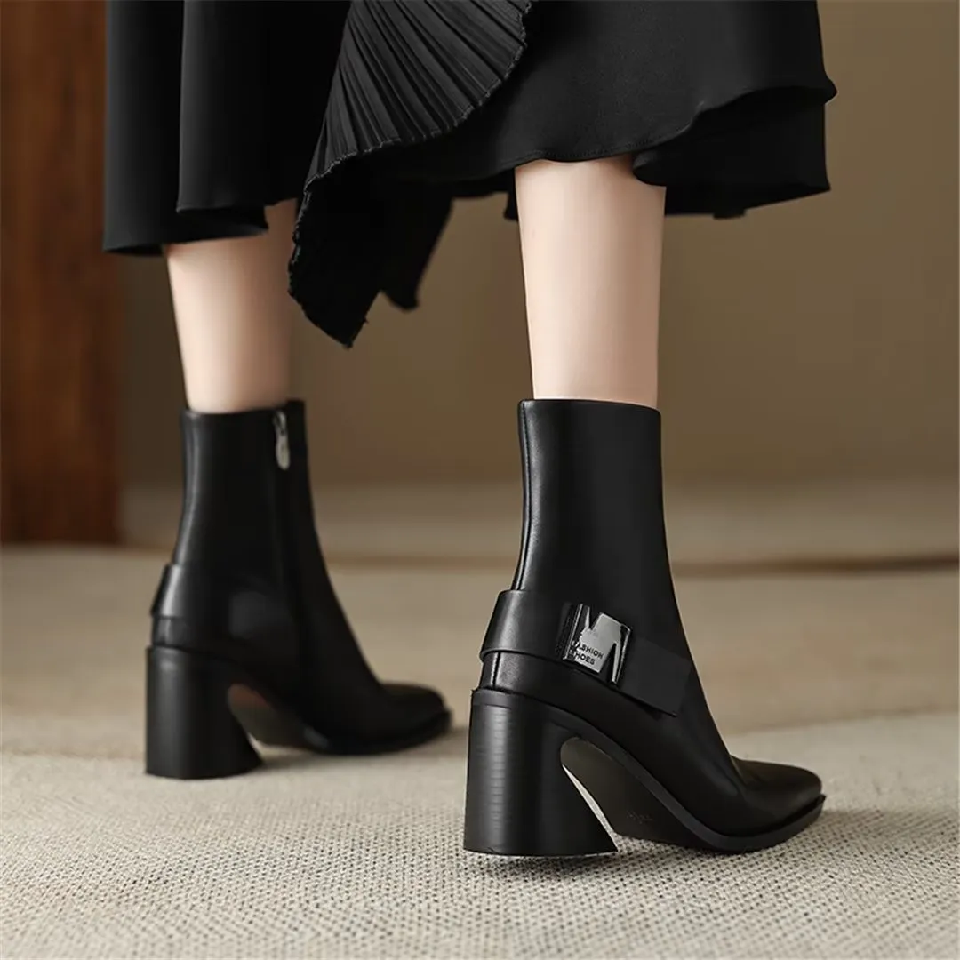 Veltique Slip Ankle Boots