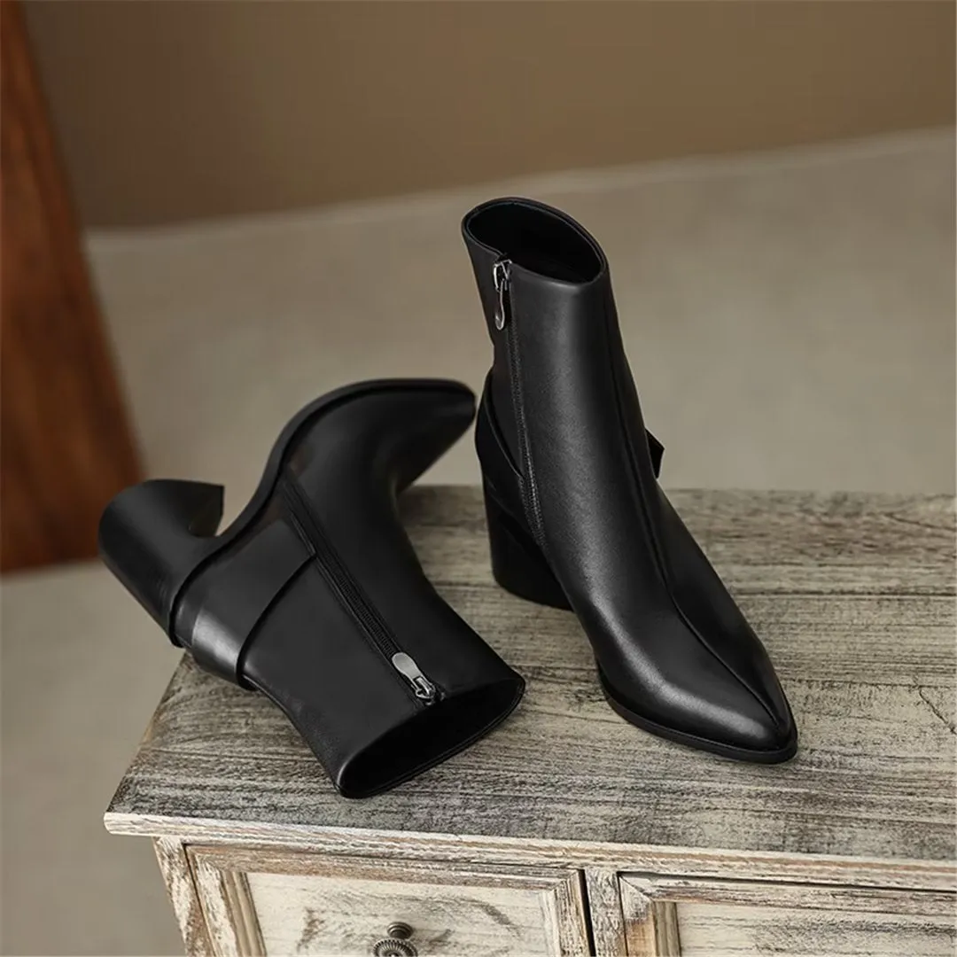 Veltique Slip Ankle Boots