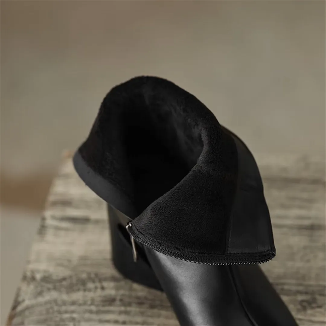 Veltique Slip Ankle Boots