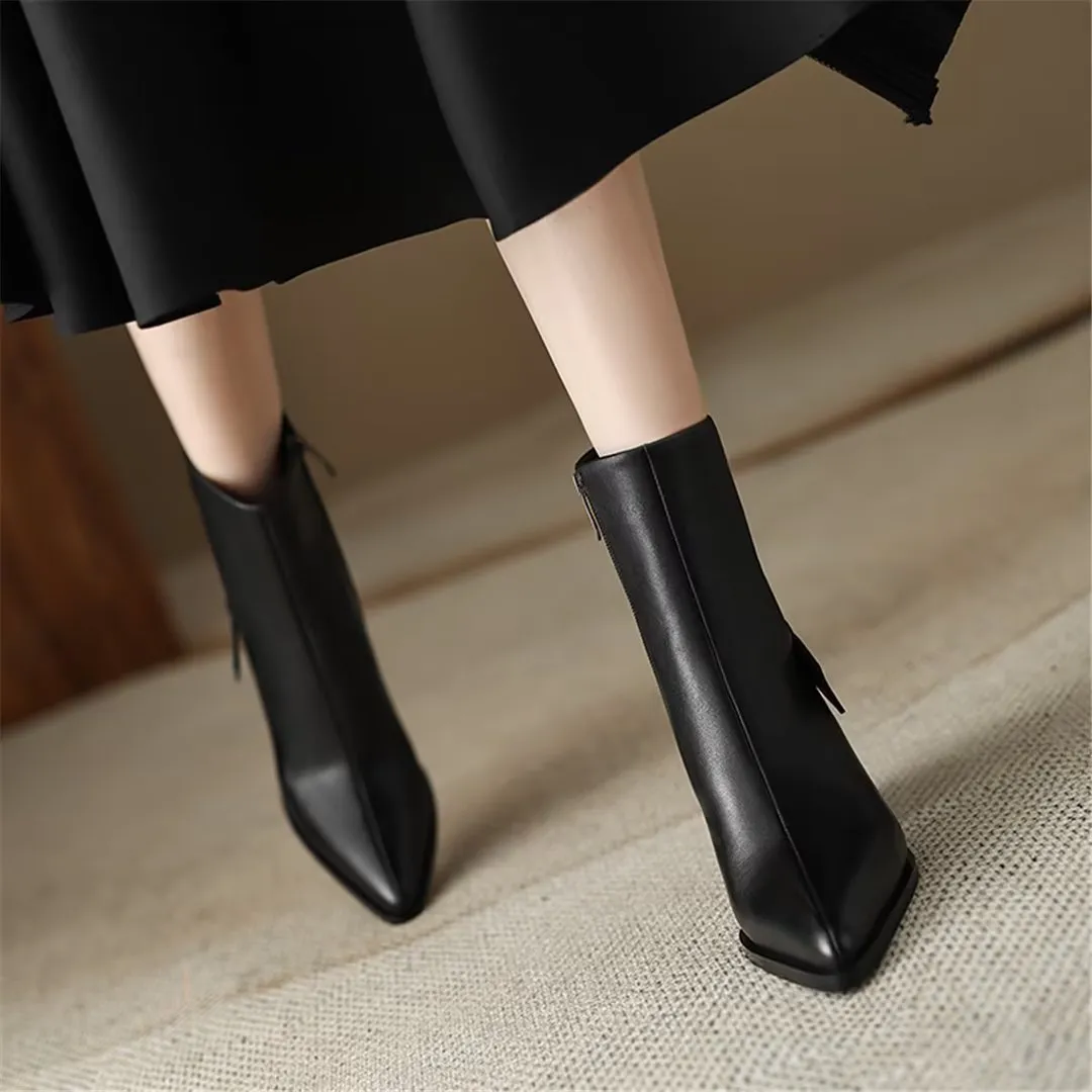 Veltique Slip Ankle Boots