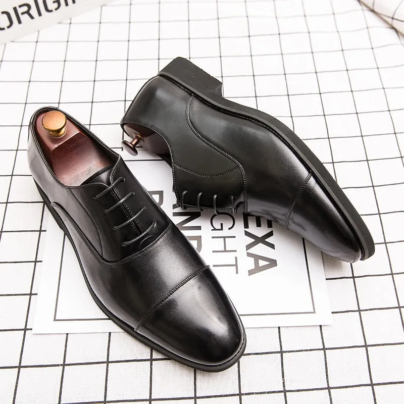 West Louis Luxury Business Oxford Leather Shoes
