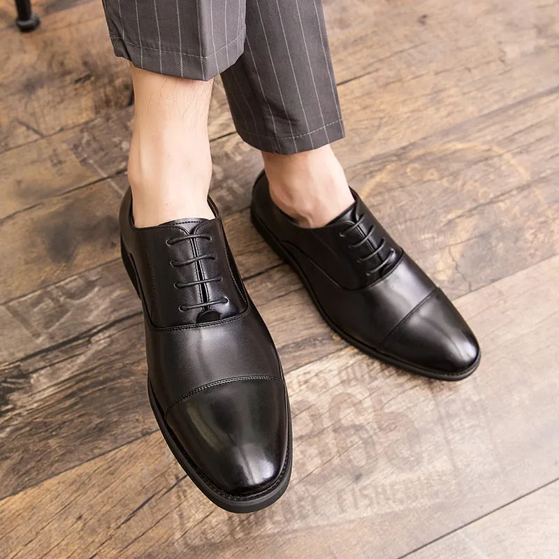 West Louis Luxury Business Oxford Leather Shoes