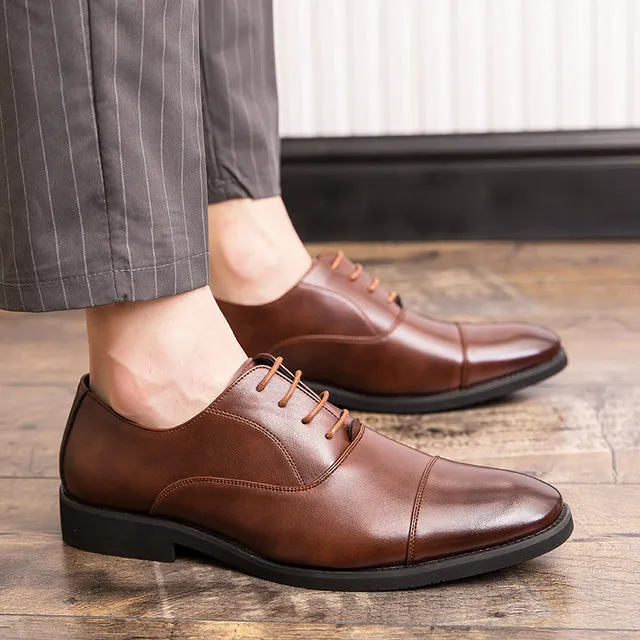 West Louis Luxury Business Oxford Leather Shoes
