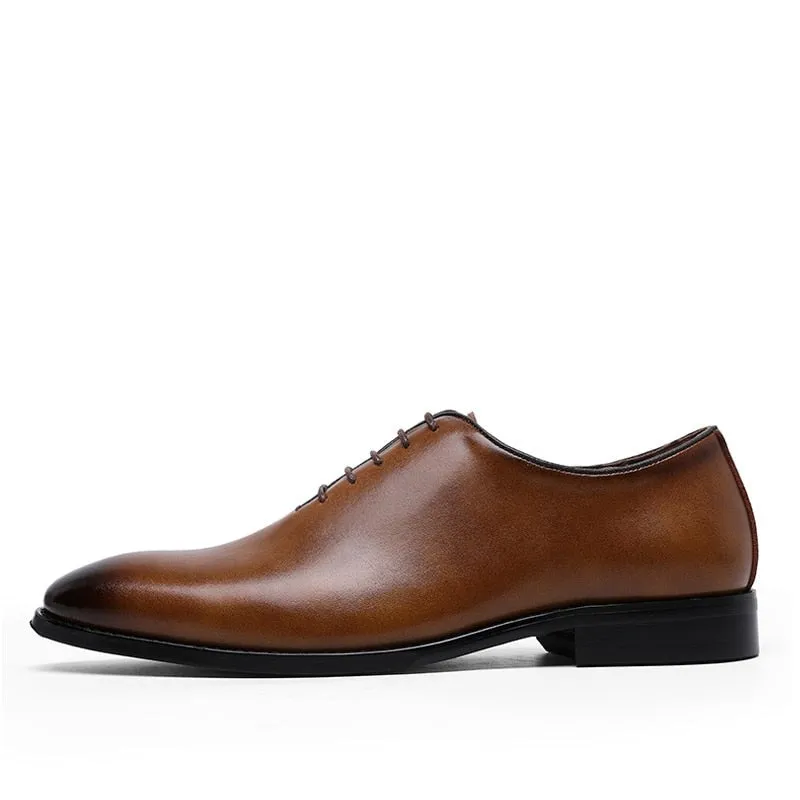 West Louis Men's Luxury Genuine Leather Business Oxford Shoes